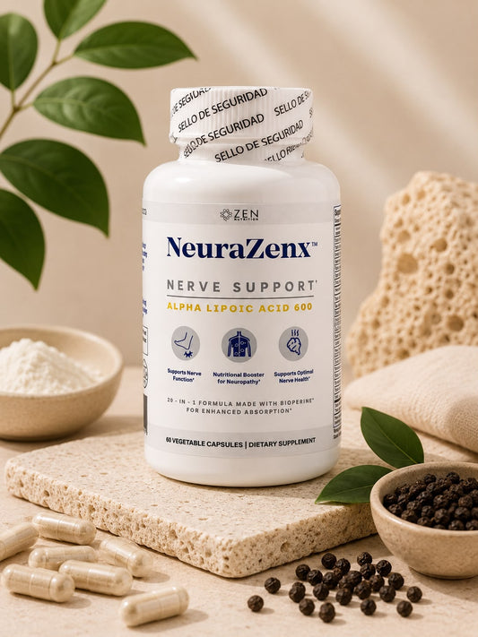 NeuraZenx Nerve Support – Alpha Lipoic Acid 600