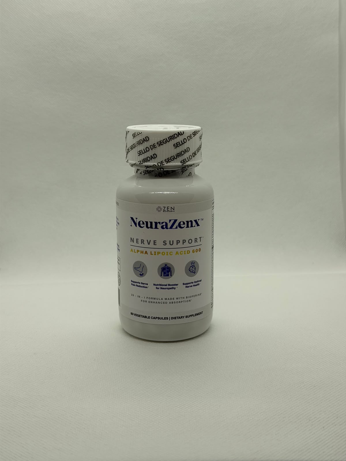 NeuraZenx Nerve Support – Alpha Lipoic Acid 600