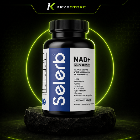 Selerb NAD+ Men's Complex – Energía Celular y Recovery (60 cápsulas)