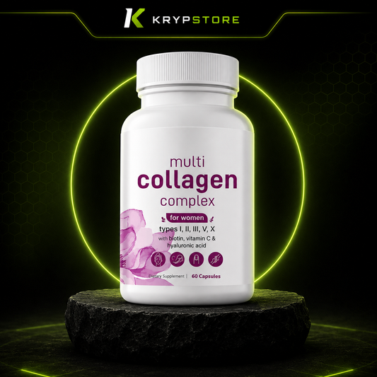 Multi Collagen Complex – Colágeno Tipos I, II, III, V, X (60 cápsulas)